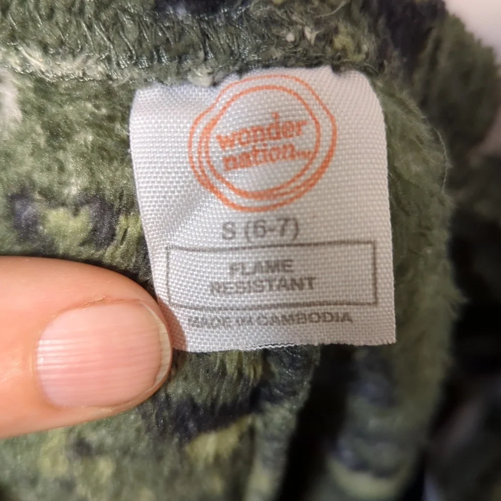 Wonder Nation Dinosaur Pajama Pants Size S (6-7).